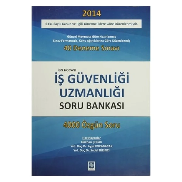 İş Güvenliği Uzmanlığı Soru Bankası - Görsel 2