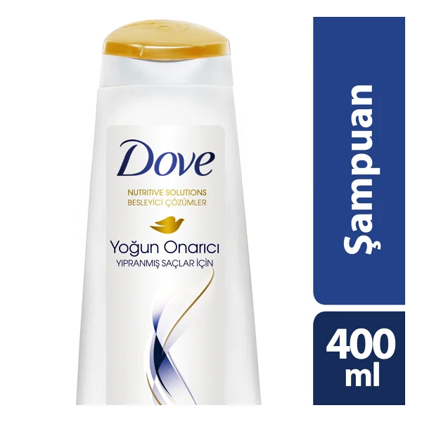 Dove Yoğun Onarıcı Yıpranmış Saçlar için Şampuan 400 ml - Görsel 2