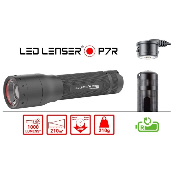 Ledlenser P7R 1000 Lümen LED El Feneri - Görsel 3