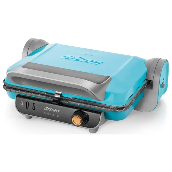 Arzum AR2013 Panini Color Mercan 1800 W Granit Tost Makinesi - Görsel 8