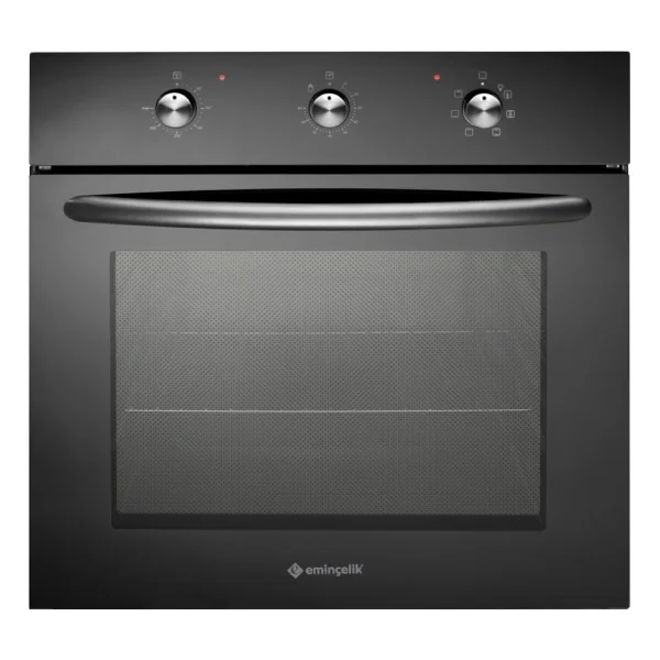 Eminçelik AO 2160 BP B60 70 lt Siyah Ankastre Fırın - Görsel 2
