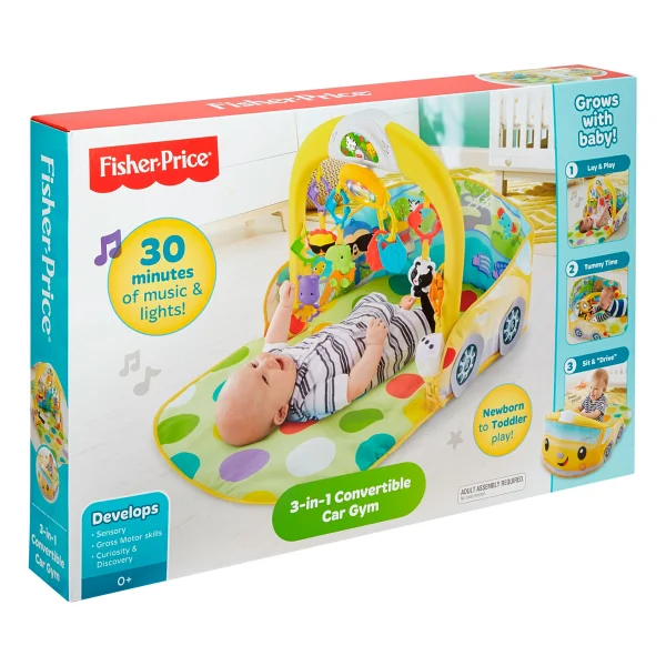 Fisher Price DFP07 3'ü 1 Arada Araba Jimnastik Merkezi - Görsel 6