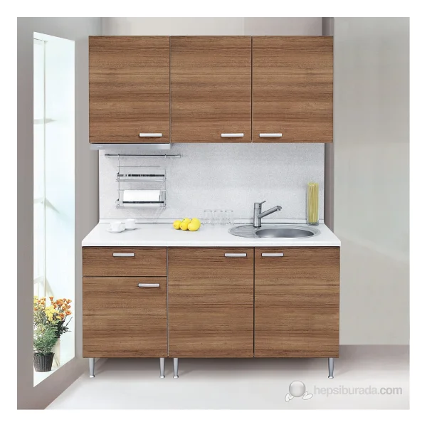 Kenyap 126339 Klass Mutfak - Teak - Görsel 4