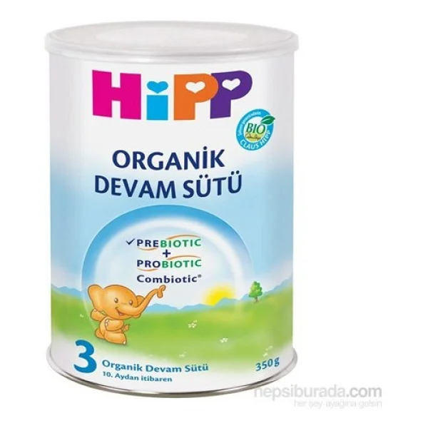Hipp Organik Combiotic 3 Devam Sütü 350 gr 12 Adet - Görsel 3