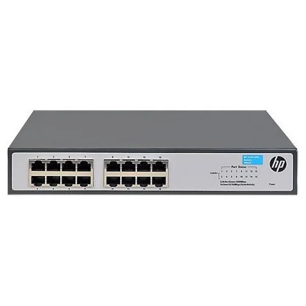 HP OfficeConnect 1420-16G JH016A 16 Port 10/100/1000 Mbps Gigabit Switch - Görsel 2