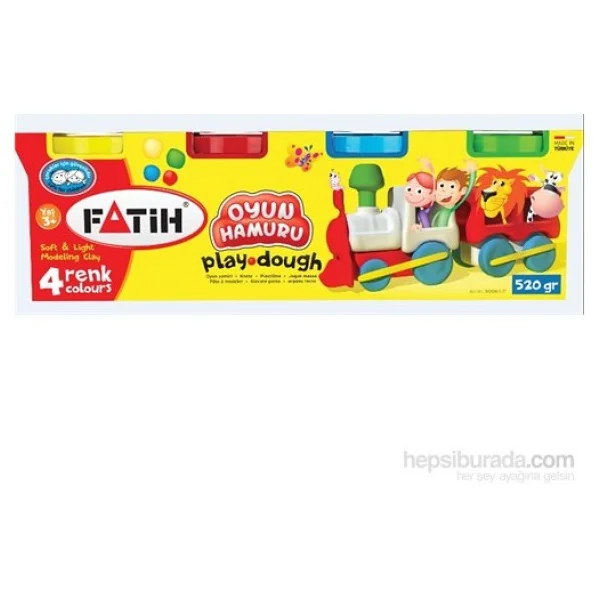 Fatih 4 Renk Oyun Hamuru 520 gr - Görsel 2