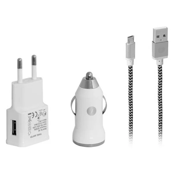 Frisby FA-7540MU Android Data Kablo+Adaptör+Araç Şarj Kiti - Görsel 2