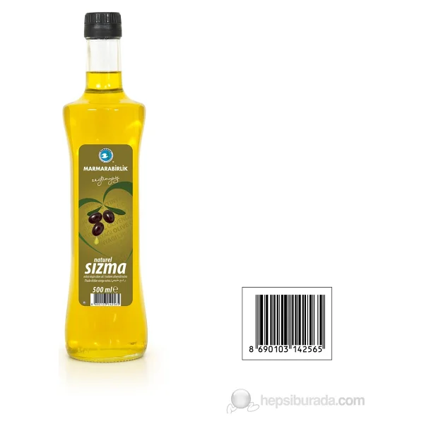 Marmarabirlik Natürel Sızma Zeytinyağı 500 ml Cam - Görsel 2