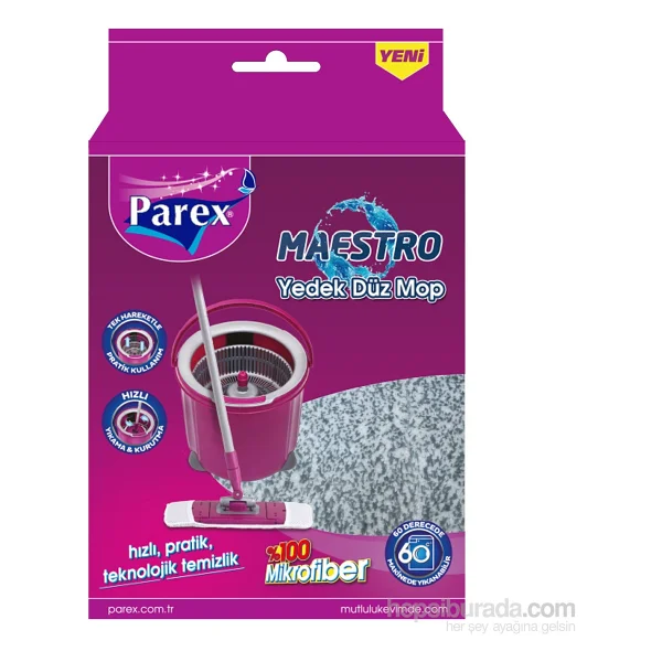 Parex Maestro Yedek Düz Mop - Görsel 3