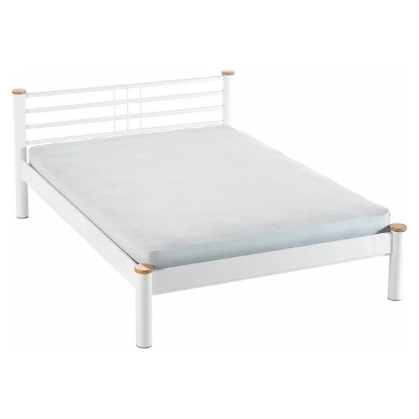 Unimet Kappis-S Metal Karyola - Beyaz - Konik Geçme - Konfor Destekli Latalı - 140x190/140x200/150x200/160x200 - 140 x 190 cm - Görsel 4