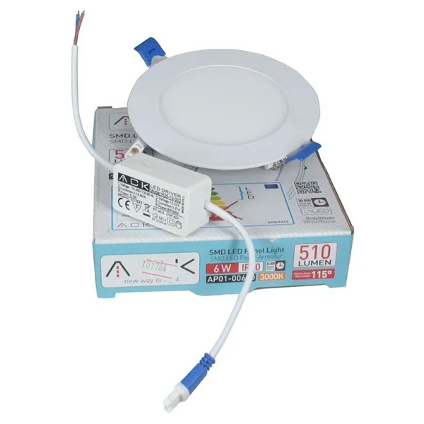 ACK AP01-00600 Beyaz Kasa 6 W Gün Işığı LED Panel Armatür - Görsel 5