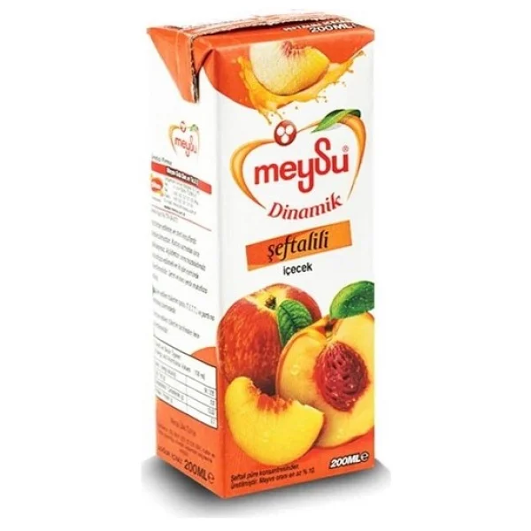Meysu Meyve Suyu Şeftali 200 ml 4 x 27'li - Görsel 2