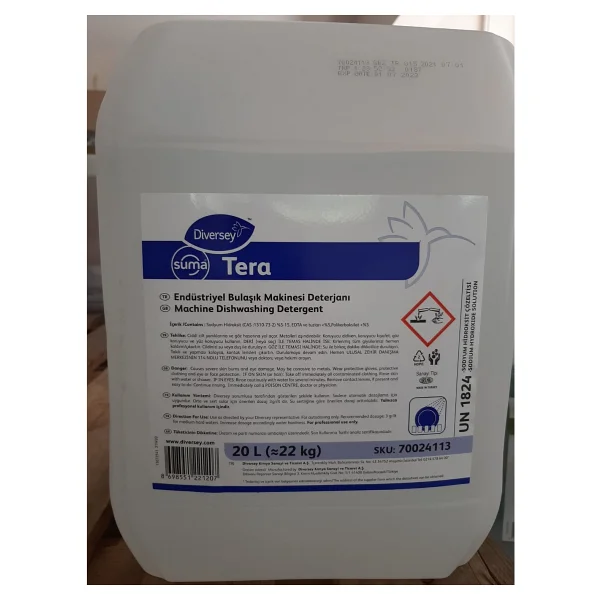 Diversey Suma Nova L6 Sanayi Tipi Bulaşık Makinesi Deterjanı 20 lt - Görsel 4