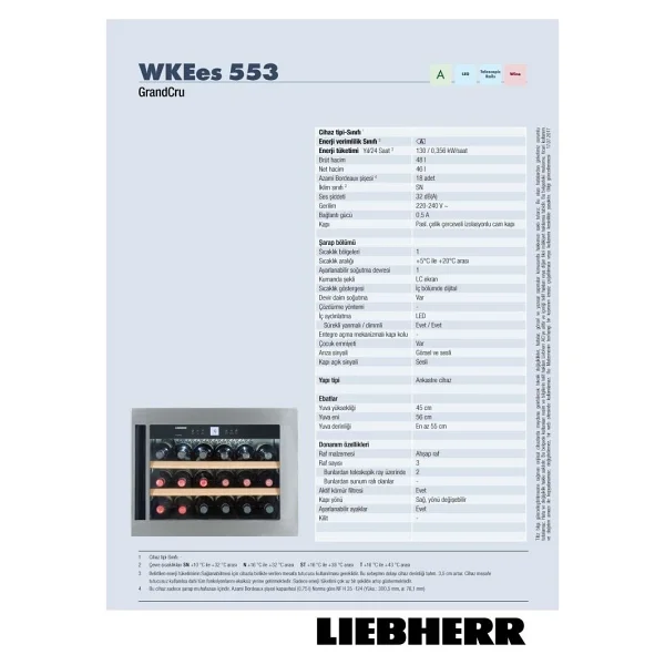 Liebherr Wkees 553 Grandcru Şarap Soğutucu - Görsel 3