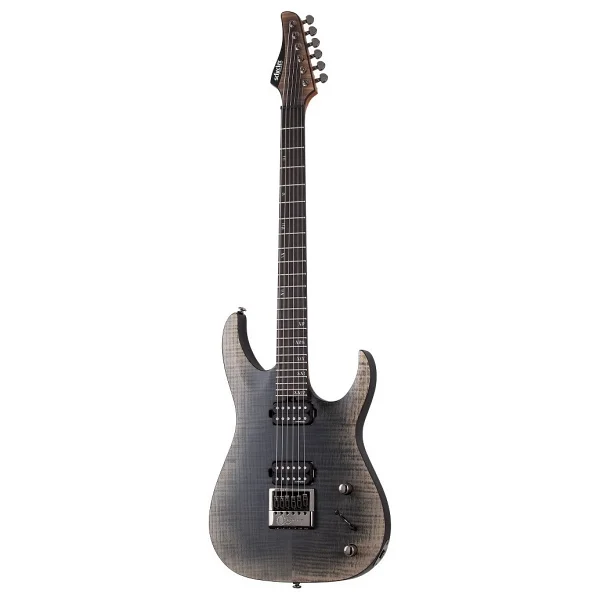 Schecter Banshee Mach-6 Evertune Fallout Burst Elektro Gitar - Görsel 9