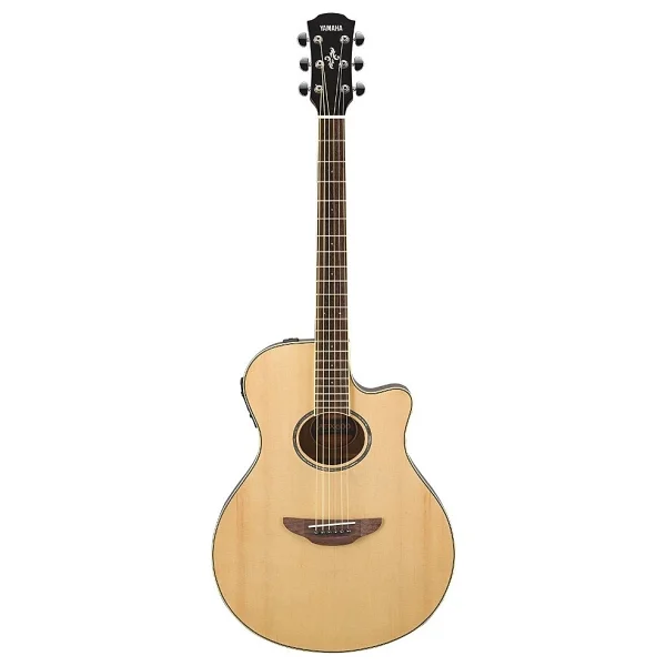 Yamaha APX600 Thin-Line Cutaway Natural Satin Elektro Akustik Gitar - Görsel 6