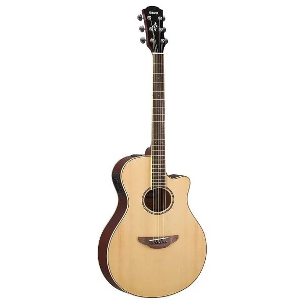 Yamaha APX600 Thin-Line Cutaway Natural Satin Elektro Akustik Gitar - Görsel 7
