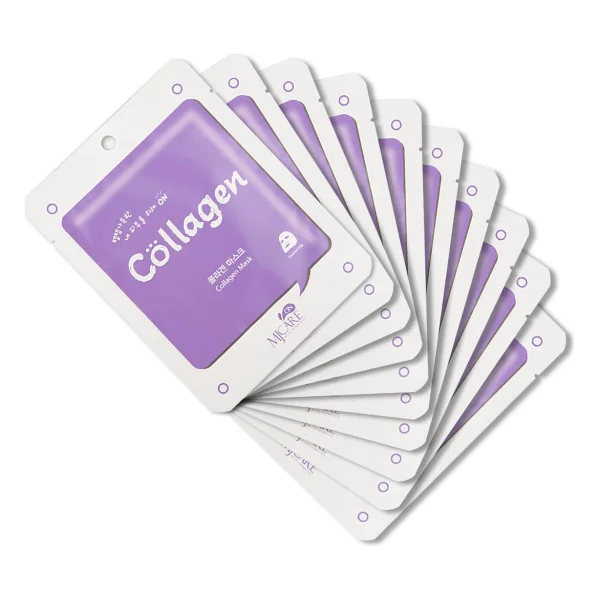Mjcare On Collagen Mask 10'lu Kolajen Özlü Yüz Maskesi - Görsel 2