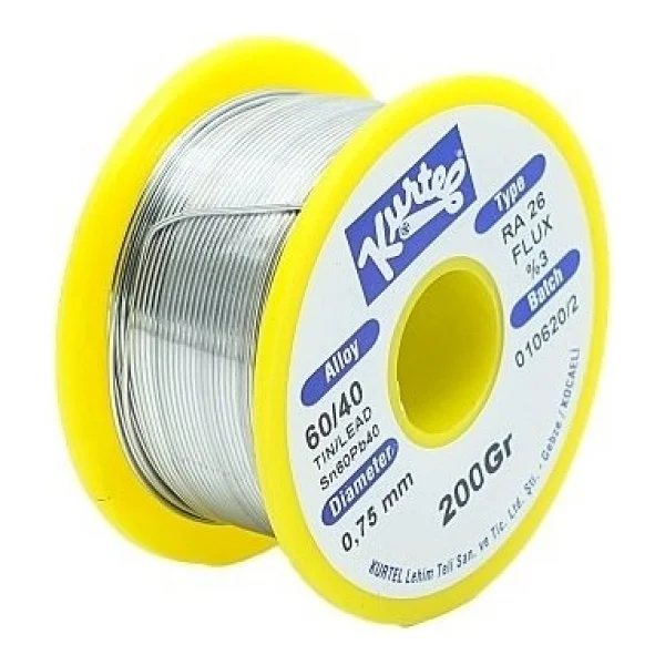 Kurtel 60/40 200 gr 0.75 mm Lehim Teli - Görsel 2