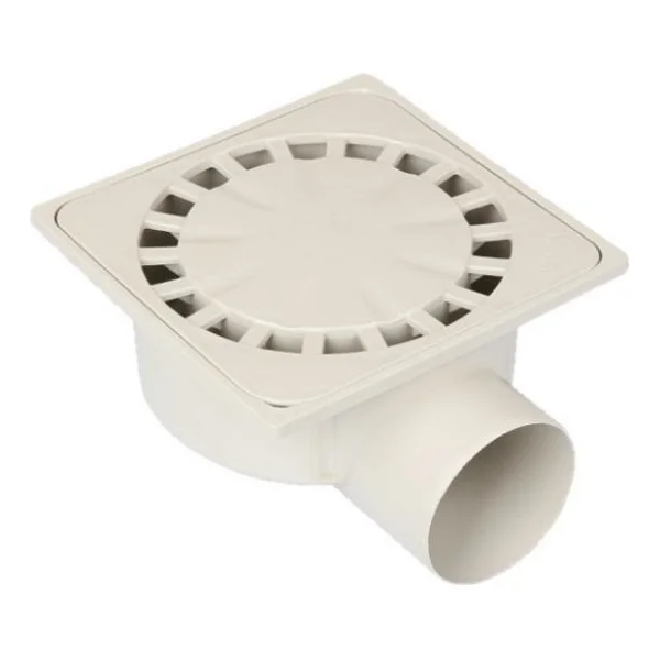 Lüxwares 25 x 25 Çamur Süzgeci Yer Sifonu Ø 100 Lük Yandan Çıkışlı - Görsel 3