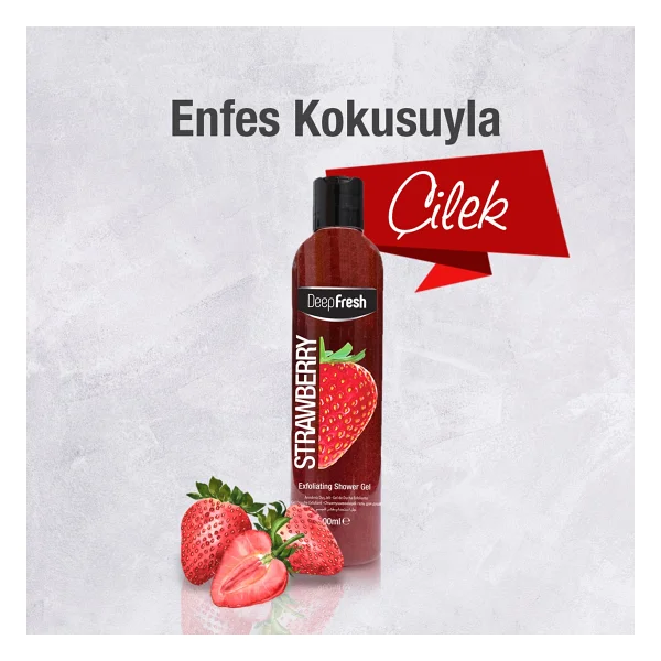Deep Fresh Arındırıcı Çilek 400 ml 2 Adet Duş Jeli - Görsel 3