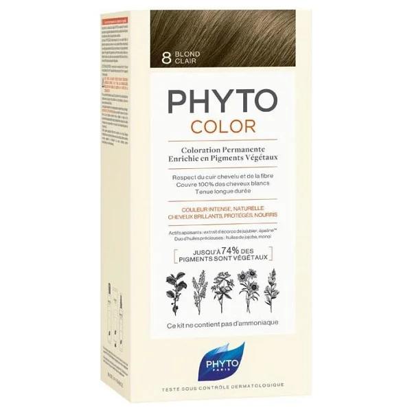 Phyto Phytocolor Bitkisel Saç Boyası - 8 Sarı - Görsel 2