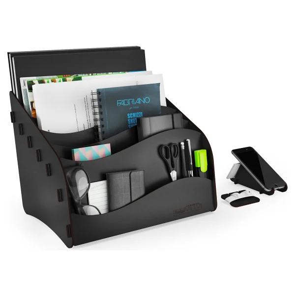 Mingitav Design Otto Wavy Masaüstü Organizer Evrak Rafı - Sarı - Görsel 6
