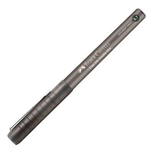 Faber-Castell Free Ink Needle Siyah 0.7 mm Roller Kalem - Görsel 4