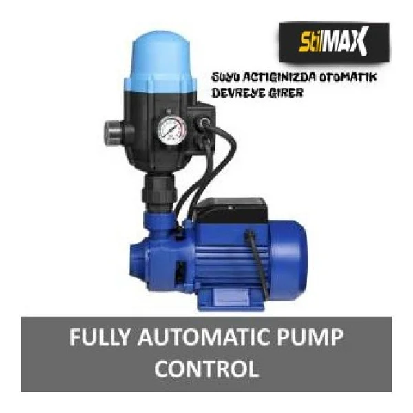 stilmax Su Pompası Paket Hidrofor Otomatik Sistem Su Pompası 0.5hp Bakır Sargı Tek Sarım Sargı - Görsel 4