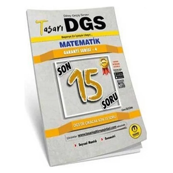 Tasarı 2021 Dgs Matematik Son 15 Garanti Serisi 4 - Görsel 2