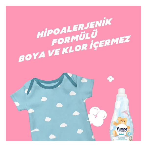 Yumoş Bebek Doğal Özler Konsantre Yumuşatıcı 1200 ml - Görsel 8