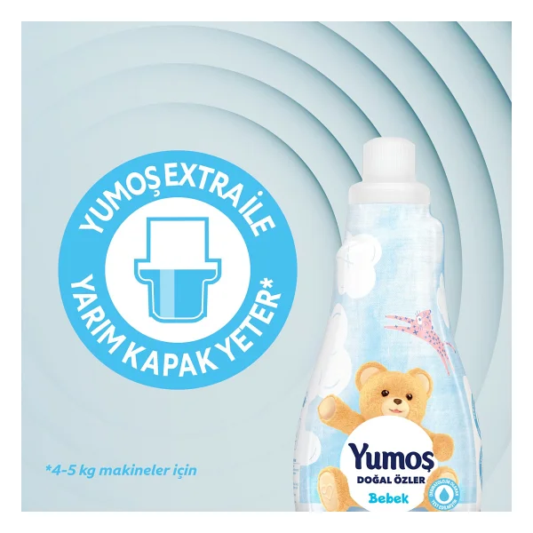Yumoş Bebek Doğal Özler Konsantre Yumuşatıcı 1200 ml - Görsel 9