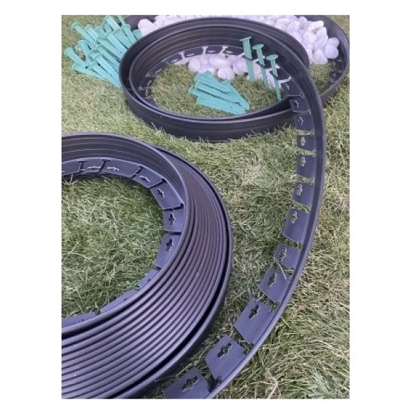 Elysian Çim Ayırıcı 5 Metre Peyzaj Sınırlayıcı Toprak Ayıracı Yeşil Renkli Çim Şekillendirici - Görsel 5