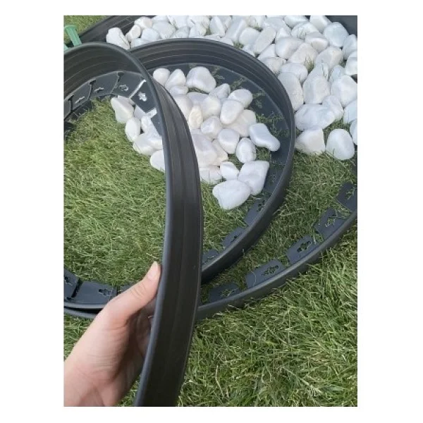 Elysian Çim Ayırıcı 5 Metre Peyzaj Sınırlayıcı Toprak Ayıracı Yeşil Renkli Çim Şekillendirici - Görsel 3