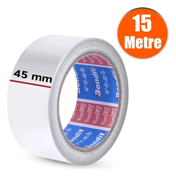 Badem10 Alüminyum Folyo Bant Yanmaz 45 mm x 15 Metre - Görsel 2