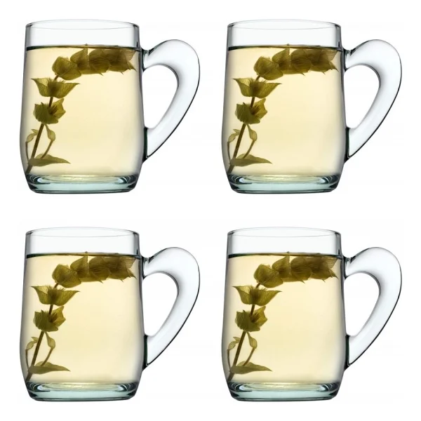 Paşabahçe Aware Collection Recycle 55521 4'lü Kulplu Bardak - Görsel 4