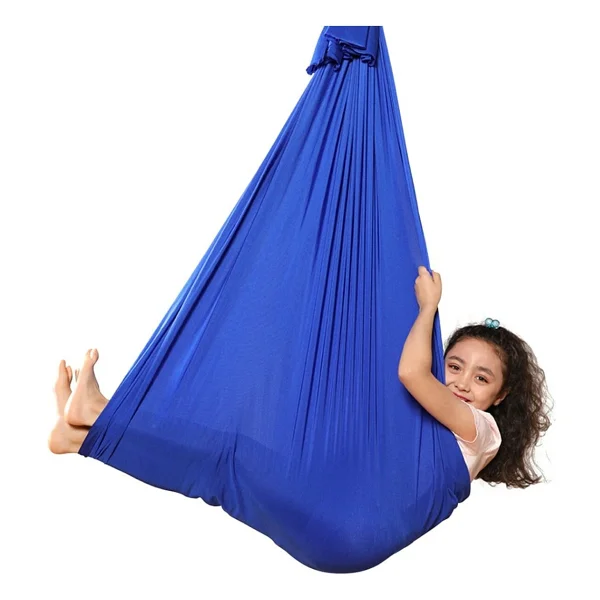 Bundera Yoga Swing Salıncak Çocuk Aktivite Gelişim Salıncağı Duyusal Salıncak (Mavi) - Görsel 3