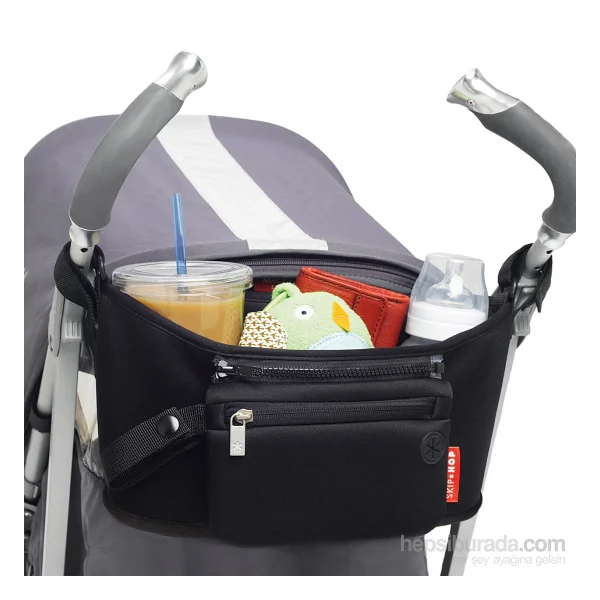 Skip Hop Grab & Go Bebek Arabası Düzenleyici Çanta Siyah - Görsel 2
