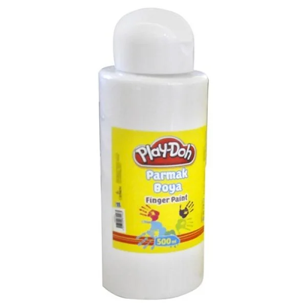Play-Doh 500 ml Parmak Boyası Beyaz - Görsel 3