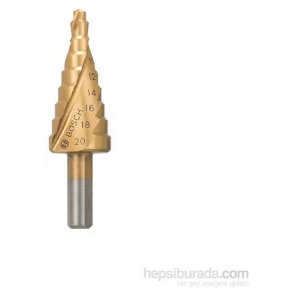 Bosch - Kademeli Matkap Ucu Hss-Tin - 4 - 20 Mm, 8,0 Mm, 70,5 Mm - Görsel 3