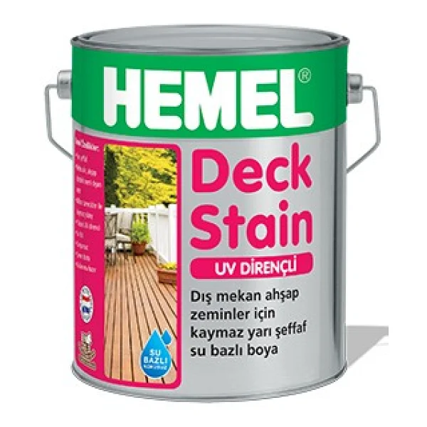 Hemel Deck Stain 2.5 lt Kaydırmaz Vernik - Görsel 4