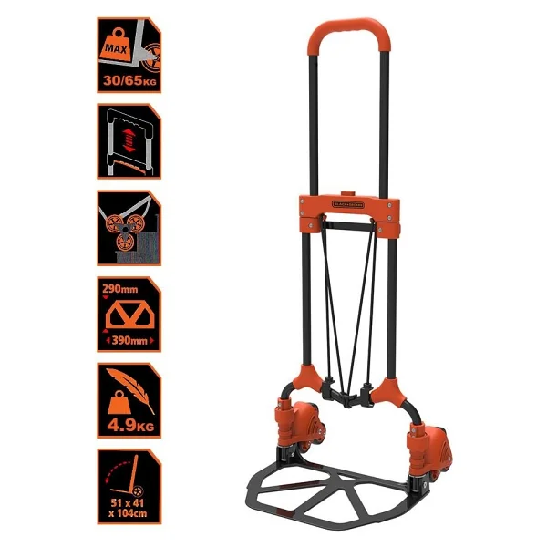 Black+Decker BH201 30/65 kg Katlanır El Arabası - Görsel 2