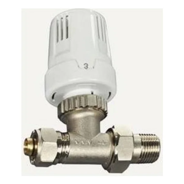 E.C.A Termostatik Radyatör Valfi Düz Pex Trv4 (16x2mm) 602120779 - Görsel 2