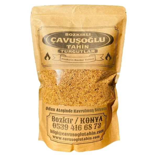 Bozkırlı Çavuşoğlu Odun Ateşinde Kavrulmuş Susam 500g - 500 gr - Görsel 5