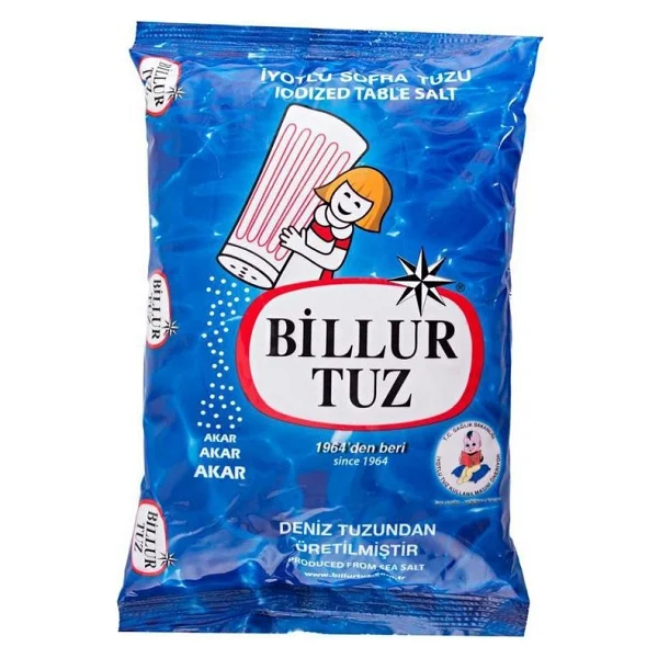 Billur 750 gr 30'lu Paket İyotlu Tuz - Görsel 2
