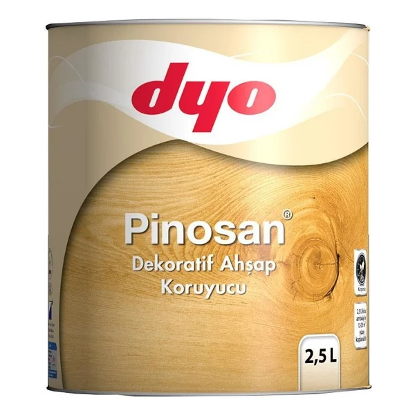Dyo Pinosan Dekoratif 2.5 lt Ahşap Koruyucu Vernik - Görsel 4