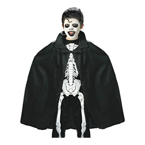 Skygo Siyah Renk Yakalı Halloween Pelerini 90 Cm - Görsel 4