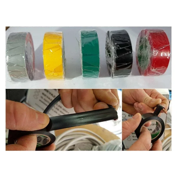 Globe Elektronikucuz - Globe Izole Elektrik Bandı 10'lu (Gri) - Görsel 2