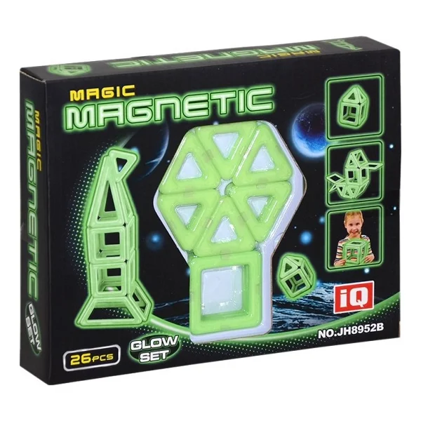 Magic Magnetic Sihirli Parlayan Manyetik Set 26 Parça JH8952B - Görsel 4