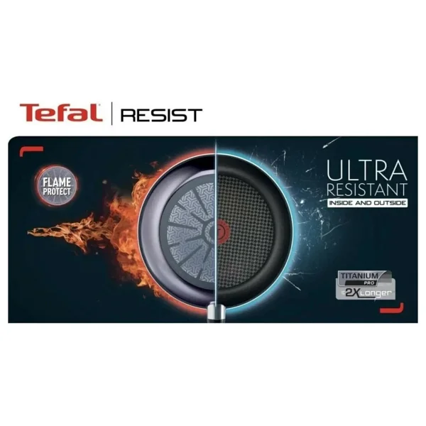 Tefal Titanium Resist 3'lü 20-26-28 cm Tava Seti - Görsel 3